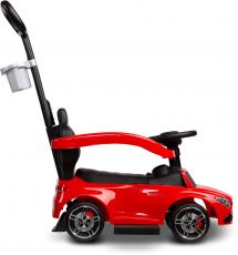 Машинка для катання Caretero (Toyz) Mercedes AMG C63 з батьківською ручкою Red